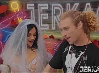 Sexy Latina Bride Gets Fucked Hard By Stranger In Wet Pussy