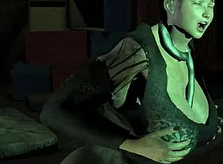 Muscular bodybuilder devours gown in bold fashion