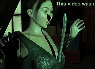 Muscular bodybuilder devours gown in bold fashion