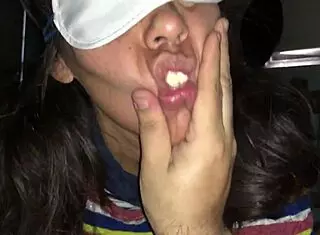 I suck dick as blindfolded Argentine prostitute