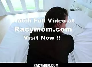 Horny Stepmom Sucks Stepson's Cock On Bathroom Floor 😏