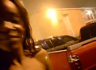 foxy feels exposed going butt naked in public