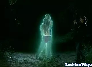 Beautiful Lesbian Babe Licks Girlfriend's Pussy Gently