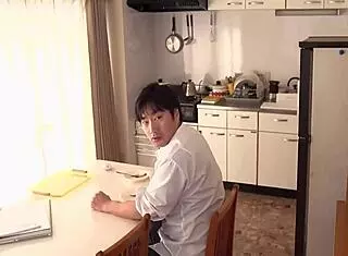 Step Son's Friend Caught in Steamy Solo Moment