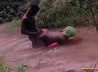 Latina pornstar feels intense pleasure from big black cock facial in public group scene.