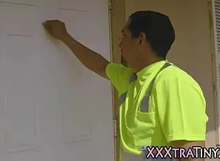 Petite teen explores adult sensations