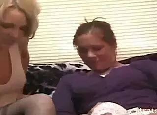 We like lesbian fun in stockings with feet?