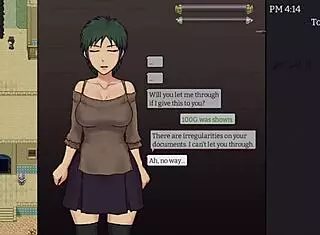 at the border post, the imperial gatekeeper fucks the women. big asses and tits everywhere