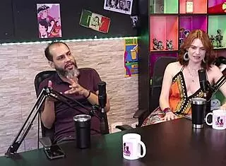 women trained to give pleasure in sheer red lingerie, reh queen and kstro.