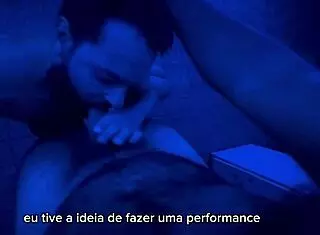 bearded guy sucks 41 cocks hard