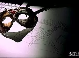 Can you believe this hardcore bdsm anal threesome with inked girls?