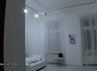 Petite redhead Anna De Ville leads her team in a creative session.