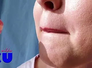 ice cream sucking with a sexy twist