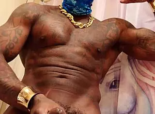 Worship big black hairy cock.