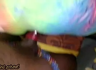 Teen takes huge cock bent over
