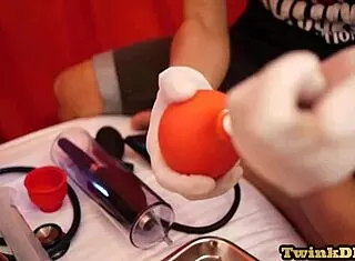 Asian twink barebacks hairy hunk passionately.