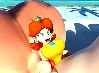 Exploring Futa Island with big cock and massive cumshots in wild action