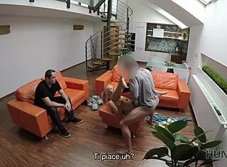 Young Blonde's Shaved Vagina Deserves Intense Pov Fucking