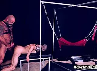 Watch This Hairy Mature Polar Bear Roughly Buttfuck A Tight Gay Asshole!