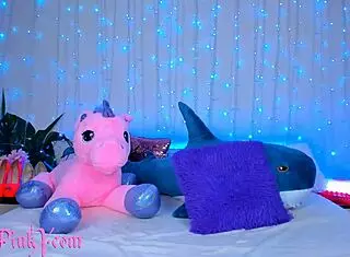 Sweet Alice sucks toy on show, fingers ass for wild orgasm