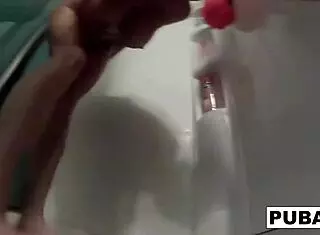 nikita von james takes a sexy shower