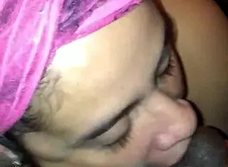 fat hungry latina eats candy and balls