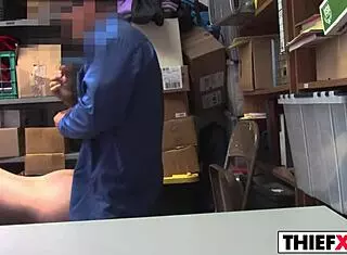 Sweet Teen Sucks Burglar's Monster Cock!