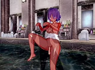 3d hentai featuring big ass and big tits in sex scene