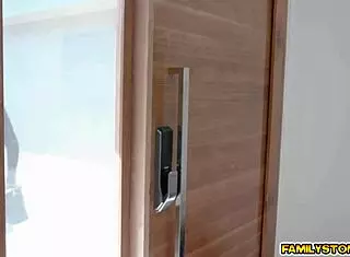 Step Uncle Plows Marley Brinx's Tight Pussy From Behind