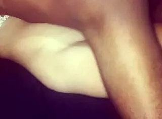 Amateur stepfather fucks daughter when mother is absent.