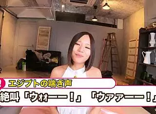 ruri nishijo debuts in egypt with big tits action