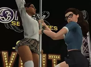 Classroom Orgy In Sims 4 Porn Video!