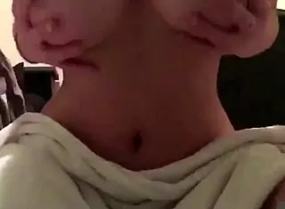 Young college student masturbating her pussy after class in classroom