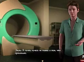 Treasure of Nadia - hand squeeze as she takes throat e1 53.