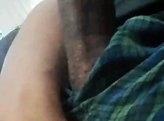 Homemade jerkoff with another massive Latino cock