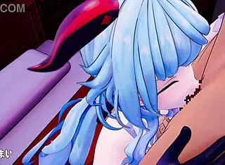 Want To Pet Ganyu In Genshin MMD Style?