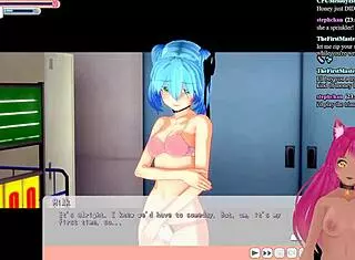 Vtuber lewdneko plays koikatsu party part 7