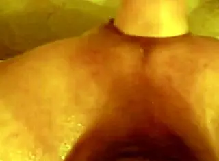 mature femdom uses huge toys to fist her partner hard