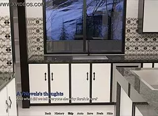 Reliving my new memories with brunette in game.