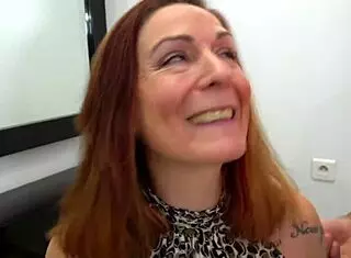 Watch naughty hairdresser Wendy in lingerie getting wild!