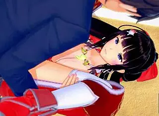 Big Tits Miko Warrior Gets Tit Massage