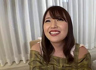 asian babe bent over for hardcore cumshot and facial in homemade video