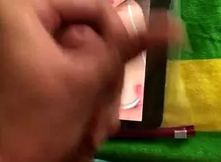 Tribute to cumslutgigi with big tits and monster cock masturbation.