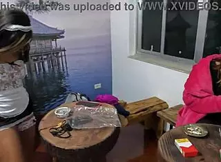 Bibi Tsunami Back at Ted's Mansion, Preparing to Fuck with Juicy Pussy and Group Action