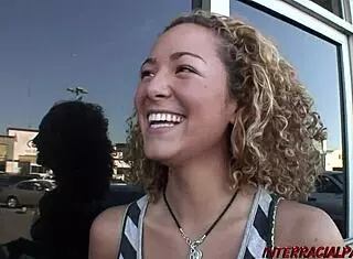 Young Blonde Teagan Takes Huge Black Dick