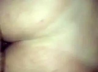 Young amateur girl bent over in doggystyle