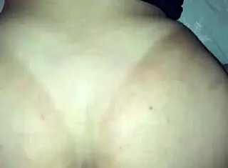 Young amateur girl bent over in doggystyle