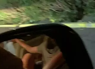 Sex While Getting Food and Fucked on Bridge in Public