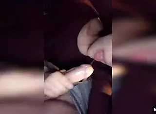 my ex cums in my mouth again