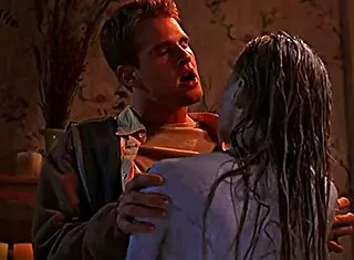 tania saulnier looks so sexy bathing nude in the shower, doesn't she?